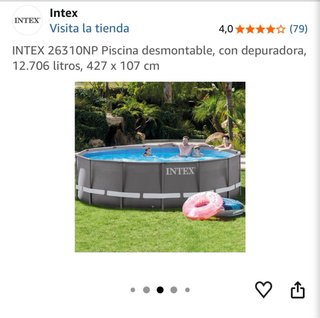 Piscina Intex Desmontable 427x107cm