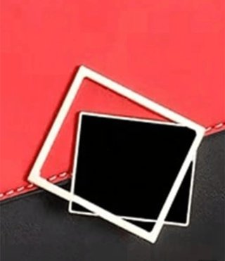 Bolso de fiesta negro y rojo