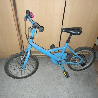 Bicicleta infantil azul 5-10 años