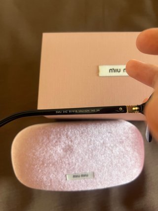 Gafas Miu Miu Negras Ovaladas