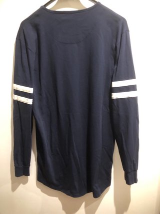 Camiseta SikSilk manga larga azul