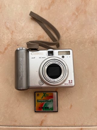 Canon PowerShot A70 + Tarjeta CF | Digicam Y2K