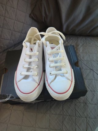 Converse Niña Plataforma Blancas