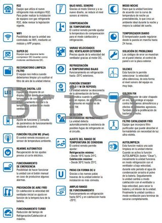 Aire Acondicionado Inverter Calefacción Wifi 2270 frigorías