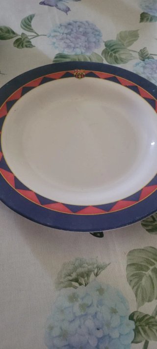 Platos FC Barcelona Porcelana Azul Rojo
