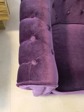 Sillón Chester Terciopelo Morado