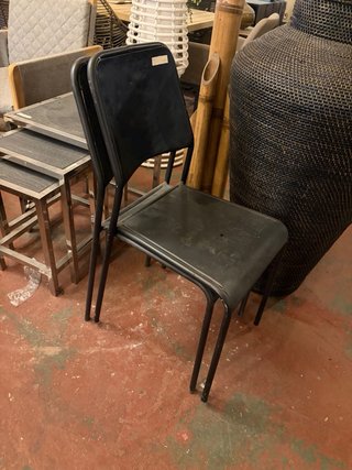 Silla estilo industrial vintage metal