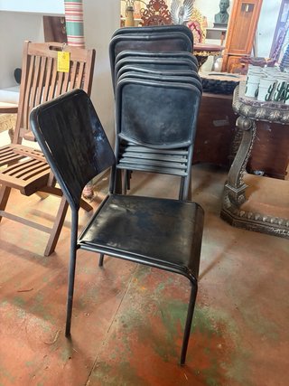 Silla estilo industrial vintage metal