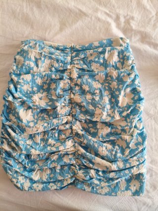Falda corta estampada floral