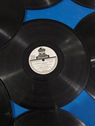 Discos de pizarra antiguos