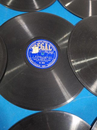 Discos de pizarra antiguos