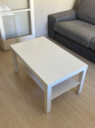 Set 2 Mesitas IKEA Lack Blancas