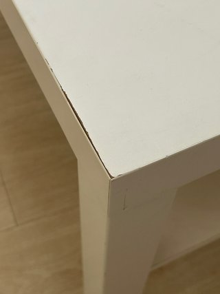 Set 2 Mesitas IKEA Lack Blancas