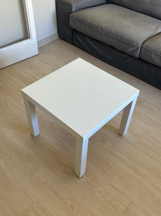 Set 2 Mesitas IKEA Lack Blancas