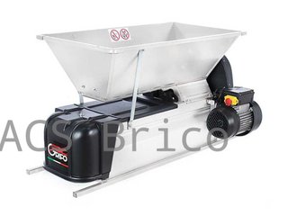 Despalilladora Chapa Motor Eléctrico - 0,75 kW- 1500 kg/h - 90x50 cm - Grifo