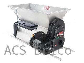 Despalilladora Chapa Motor Eléctrico - 0,75 kW- 1500 kg/h - 90x50 cm - Grifo