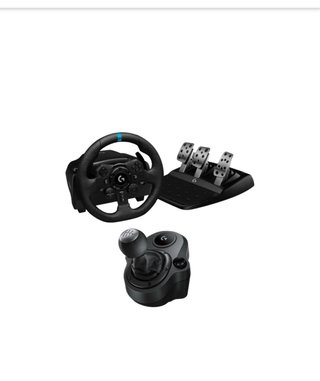 Pack Logitech G923 Volante, Pedales y Palanca