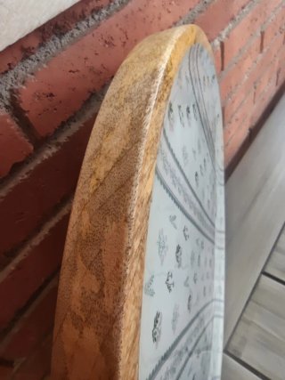 Salvamanteles de madera con diseño