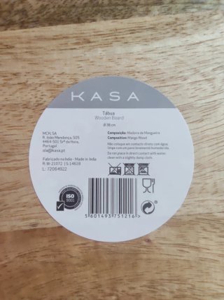 Salvamanteles de madera con diseño
