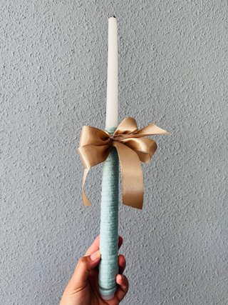 Vela Bautizo/Comunión Cruz Dorada