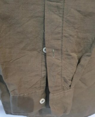 Camisa Zara manga larga Talla L verde oliva