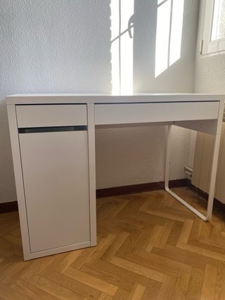 Escritorio MICKE IKEA Blanco con Cajonera