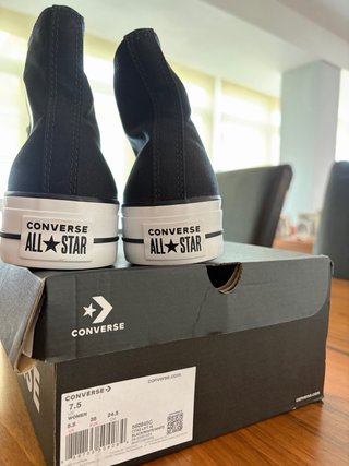 Tenis Converse All Star Hi Negro Talla 38