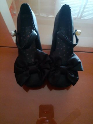 Zapatos Lolita Negro