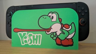 Funda Dock Switch 2 Yoshi 3D - Setup Mario