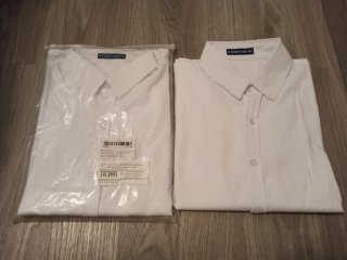 2 Camisas Blancas Nuevas Talla M