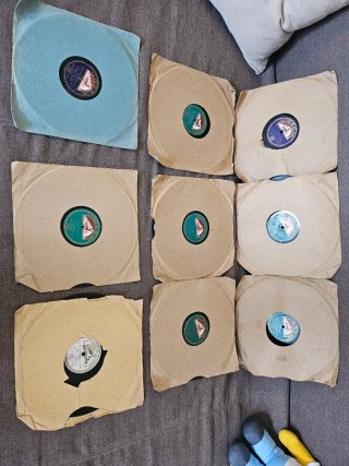 9 Discos Vinilo gramófono La Voz de su Amo