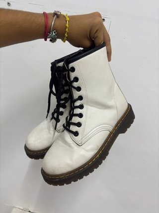 Botas Blancas Talla 36