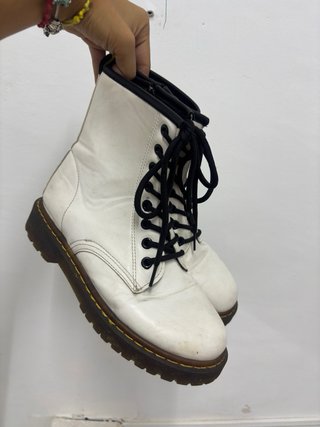 Botas Blancas Talla 36