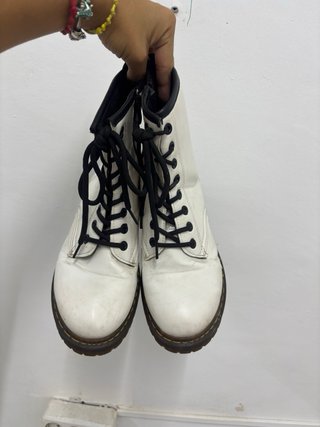 Botas Blancas Talla 36