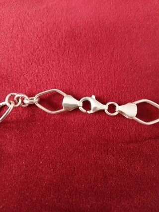 Cadena Plata Ley 925 con Colgante Bola.