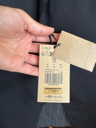 Chaqué Scalpers Negro Talla M Nuevo