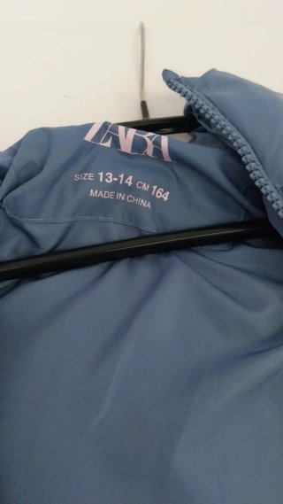 Anorak niña azul  talla 13 / 14 años 164 cmts