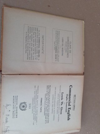 Libro titulado Ingles comercial. Primera parte. Au
