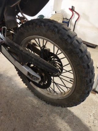 Yamaha Malaguti XTM 50 Enduro Blanca