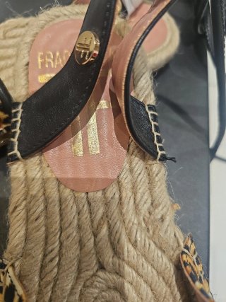 Zapatillas Fracomina Animal Print Perlas Talla 37