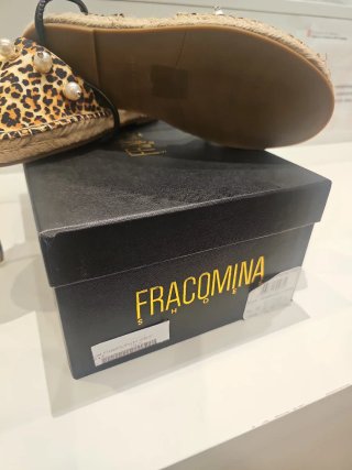 Zapatillas Fracomina Animal Print Perlas Talla 37