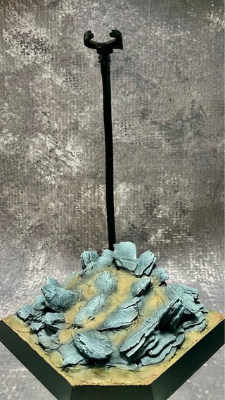 1/6 Base Diorama Efecto Rocas (no hot toys)