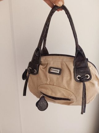 Bolso vintage Torrens beige y marrón