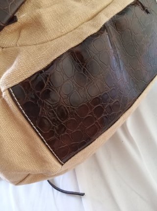 Bolso vintage Torrens beige y marrón
