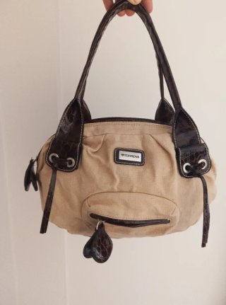 Bolso vintage Torrens beige y marrón
