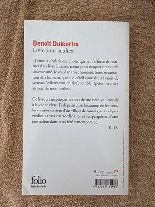 Livre pour adultes