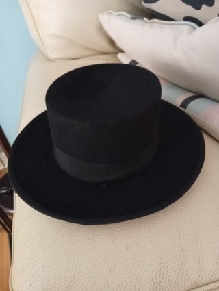 Sombrero cordobés Rusi Negro Talla 50 Artesanal