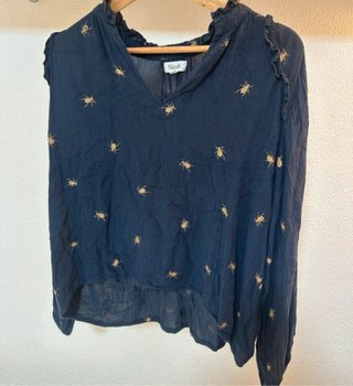Blusa Nicoli Talla M Estampado Bichitos