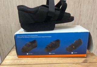 Zapato post-quirúrgico negro Talla M