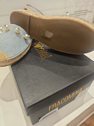 Zapatillas esparto Fracomina 36 jeans
